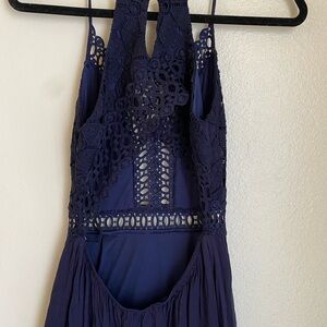 Soieblu boho style navy dress